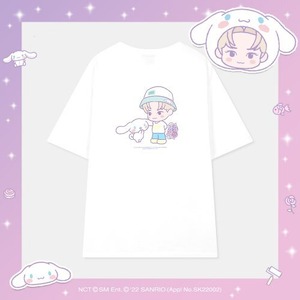 ★[SPAO][NCT x SANRIO] 태용 TAEYONG T-SHIRT (WHITE) 正規品 韓国ブランド 韓国通販 韓国代行 韓国ファッション Tシャツ