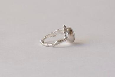 狭間 水晶 silver no.289