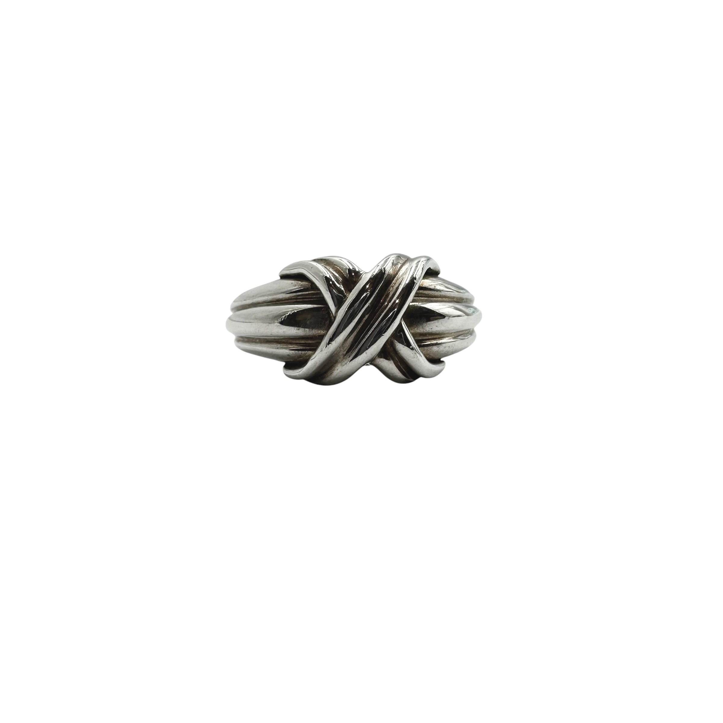 TIFFANY & Co. ティファニー シグネチャークロス リング 27467-202606