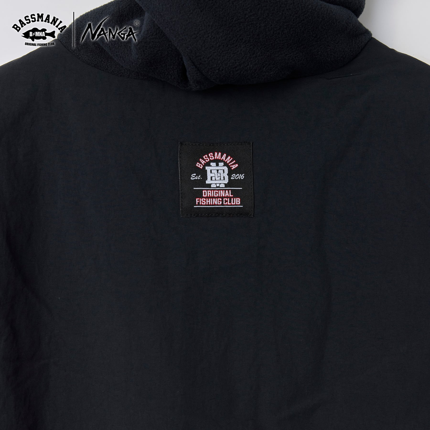 NANGA×BASSMANIA】POLATECマイクロフリースジャケット ［BLK］［限定