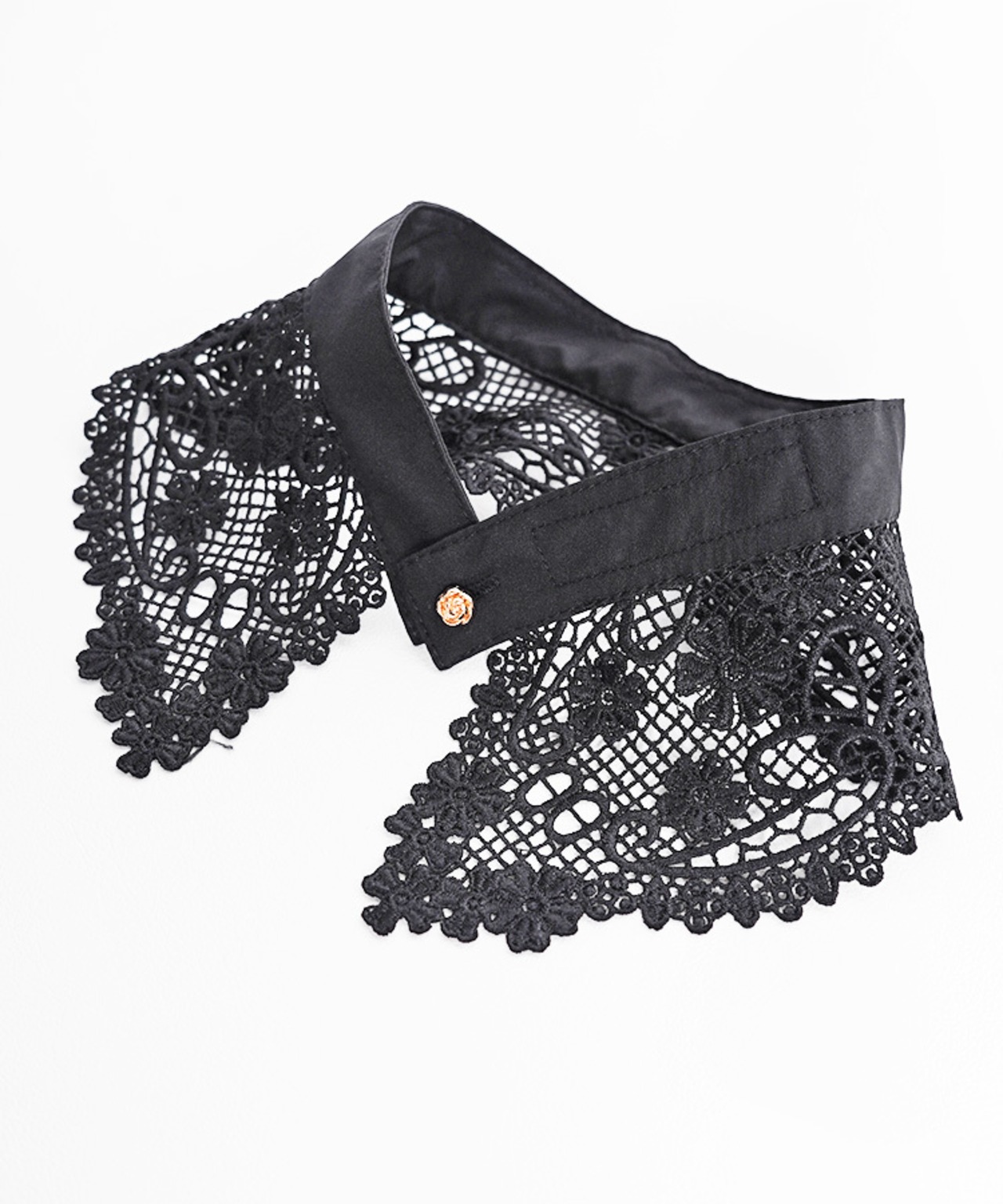 【直営限定ITEM】レースフロントボタンフェイクカラー (WHITE)　CQ-48505H