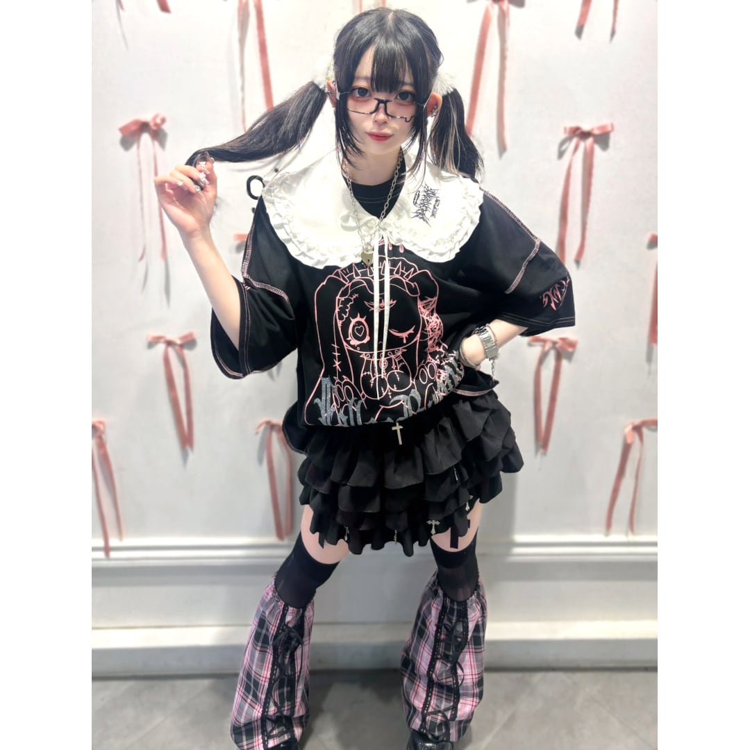 6/26 完売BLACK再入荷！】Fallen BunnyステッチTシャツ