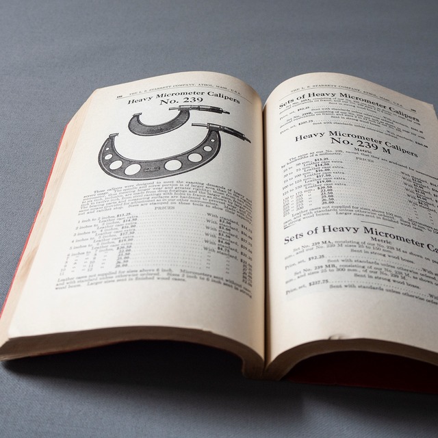 "L.S.Starrett Company" vintage Book