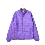 パタゴニア ナノパフジャケット プリマロフト 中綿 ナイロンジャケット 20年製 パープル PATAGONIA アウトドア サイズL 古着 @DD0386