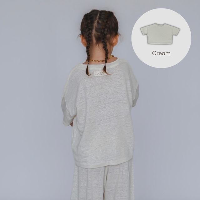 ご予約【EARTH THE ARCHIVE】Linen T-shirts /  3月以降入荷予定