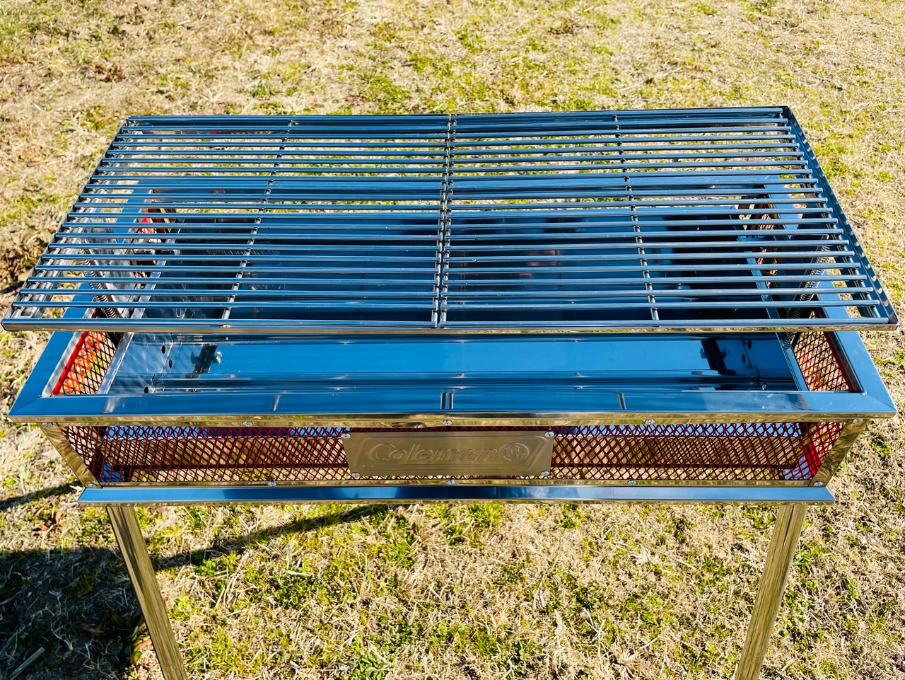 コールマンクールスパイダープロ/L対応　ステンレスグリルネットCP  2枚セット