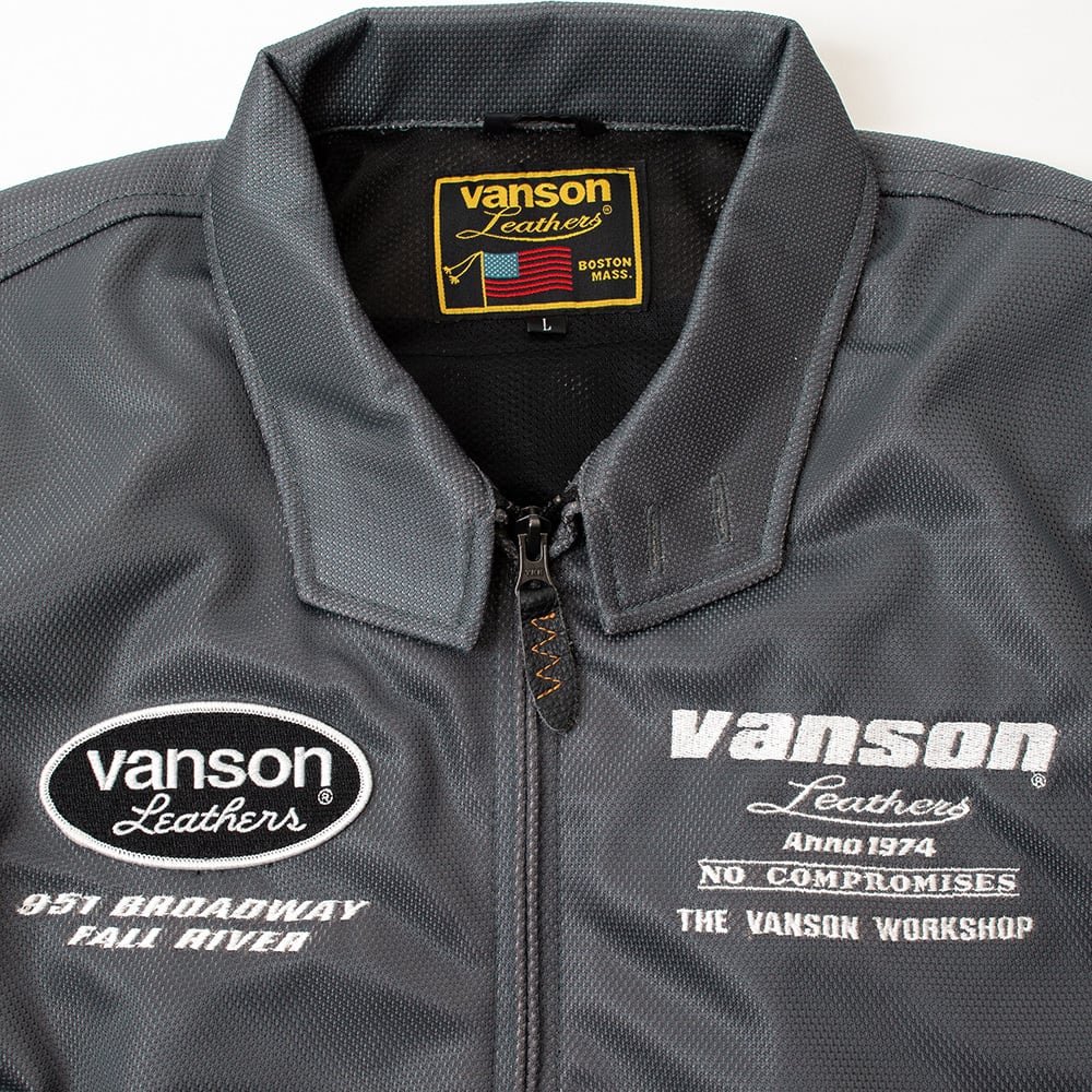 VS26103S メッシュスウィングトップジャケット | vansonleathers
