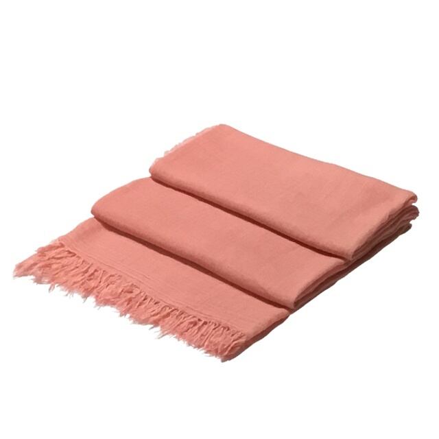 草木染めストール ピンク D Origine