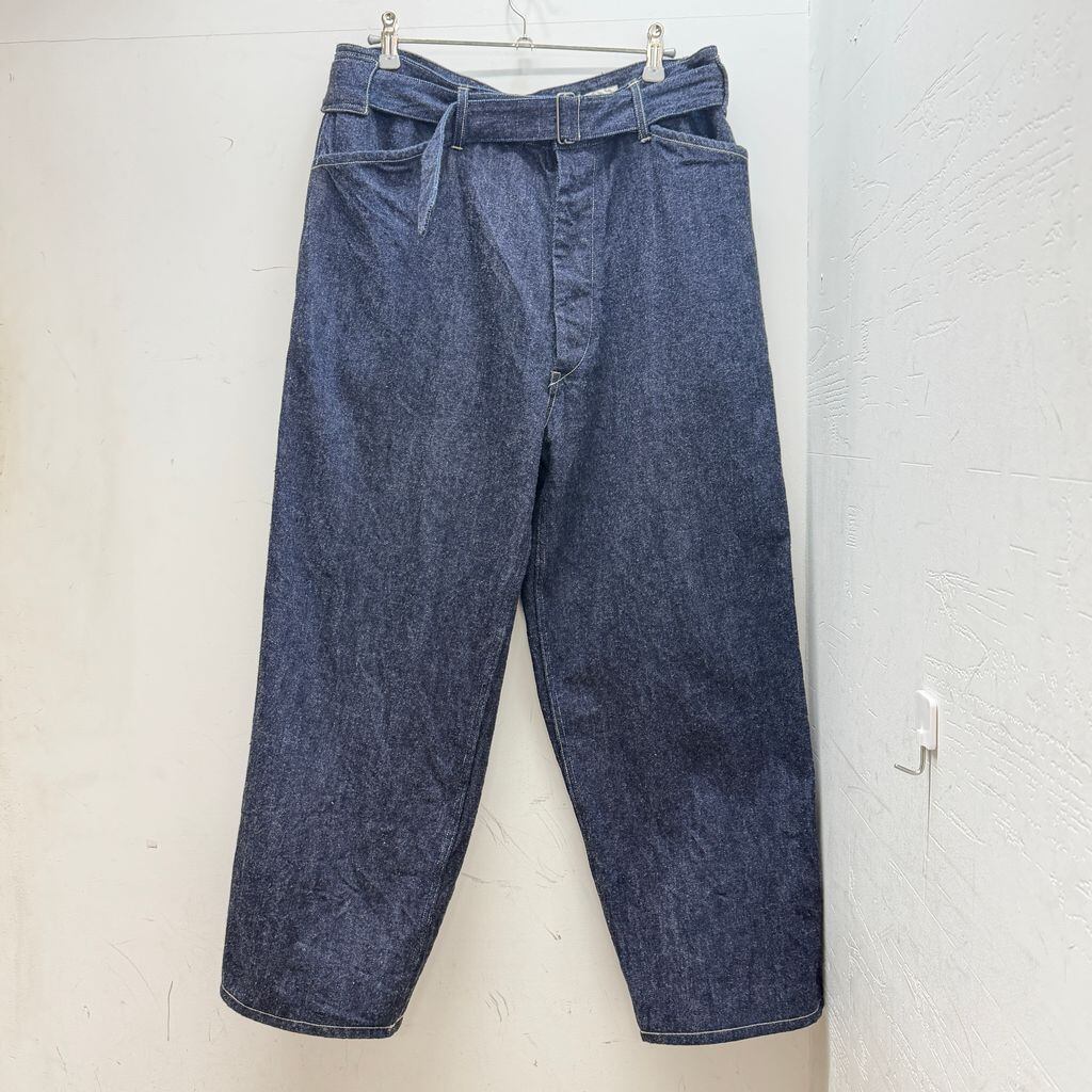 COMOLI コモリ 23SS フットボールTシャツ ロンT X01-05005 ネイビー