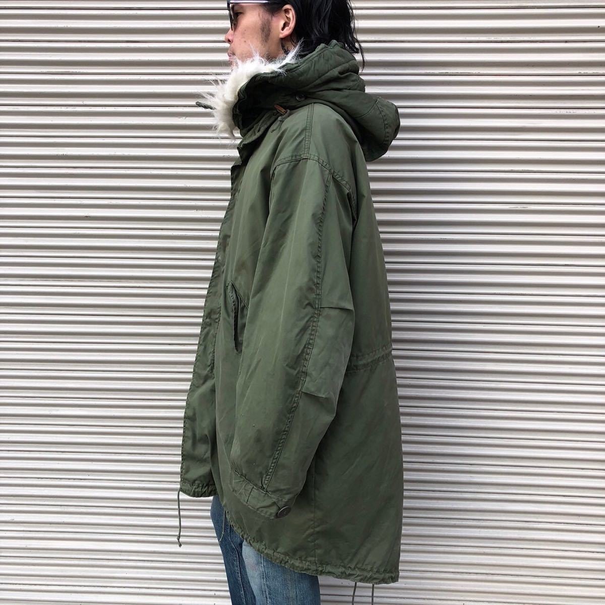 良品 Sサイズ 70s フルセット 米軍 実物 US ARMY M-65 フィッシュ 