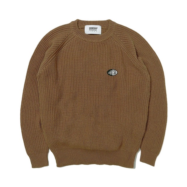 HOMBRE NINO : VENTILATION SWEATER HN0232-KT0001 C/# MOCHA SIZE L