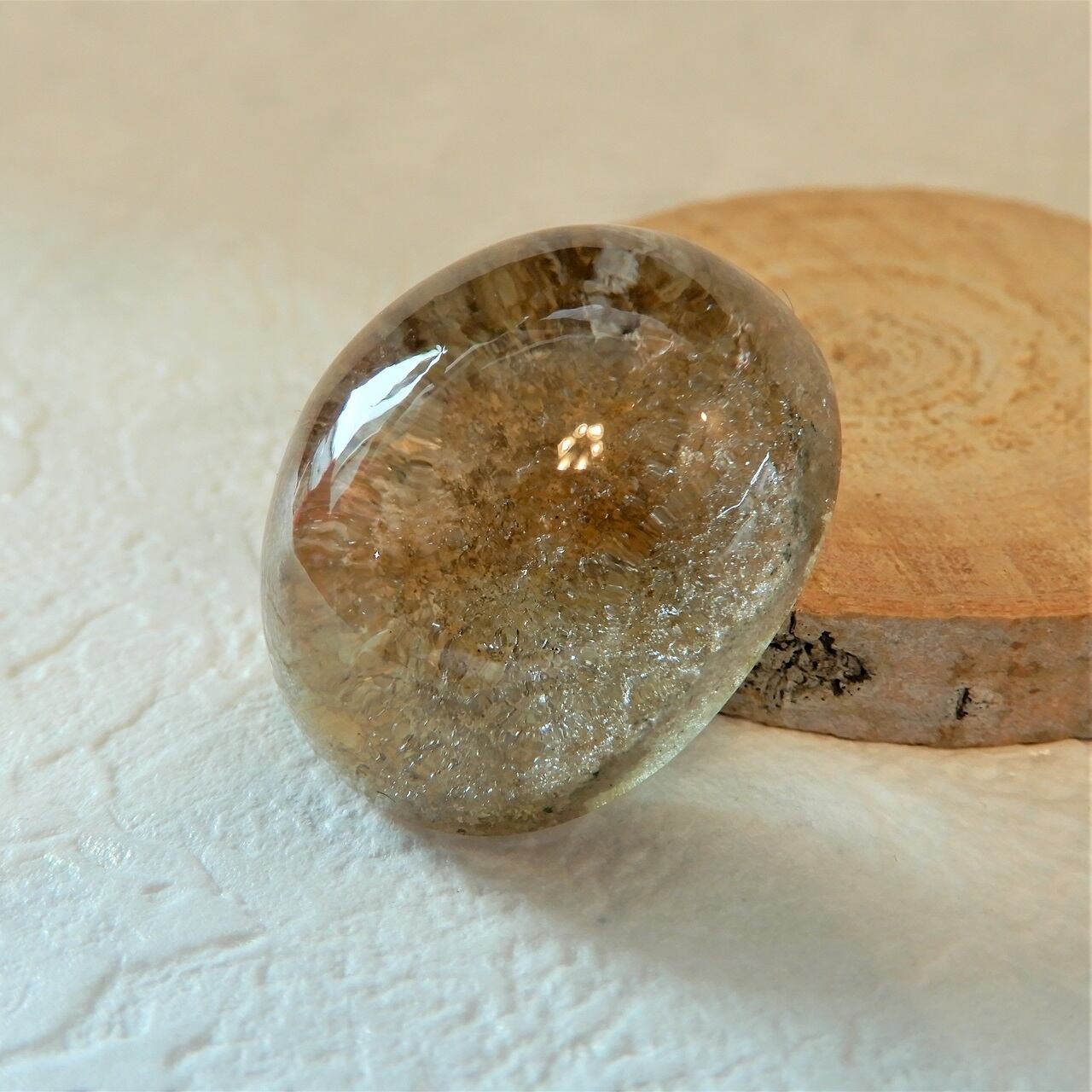 ガーデンクォーツ ルース 庭園水晶 天然石 オーバル 楕円形