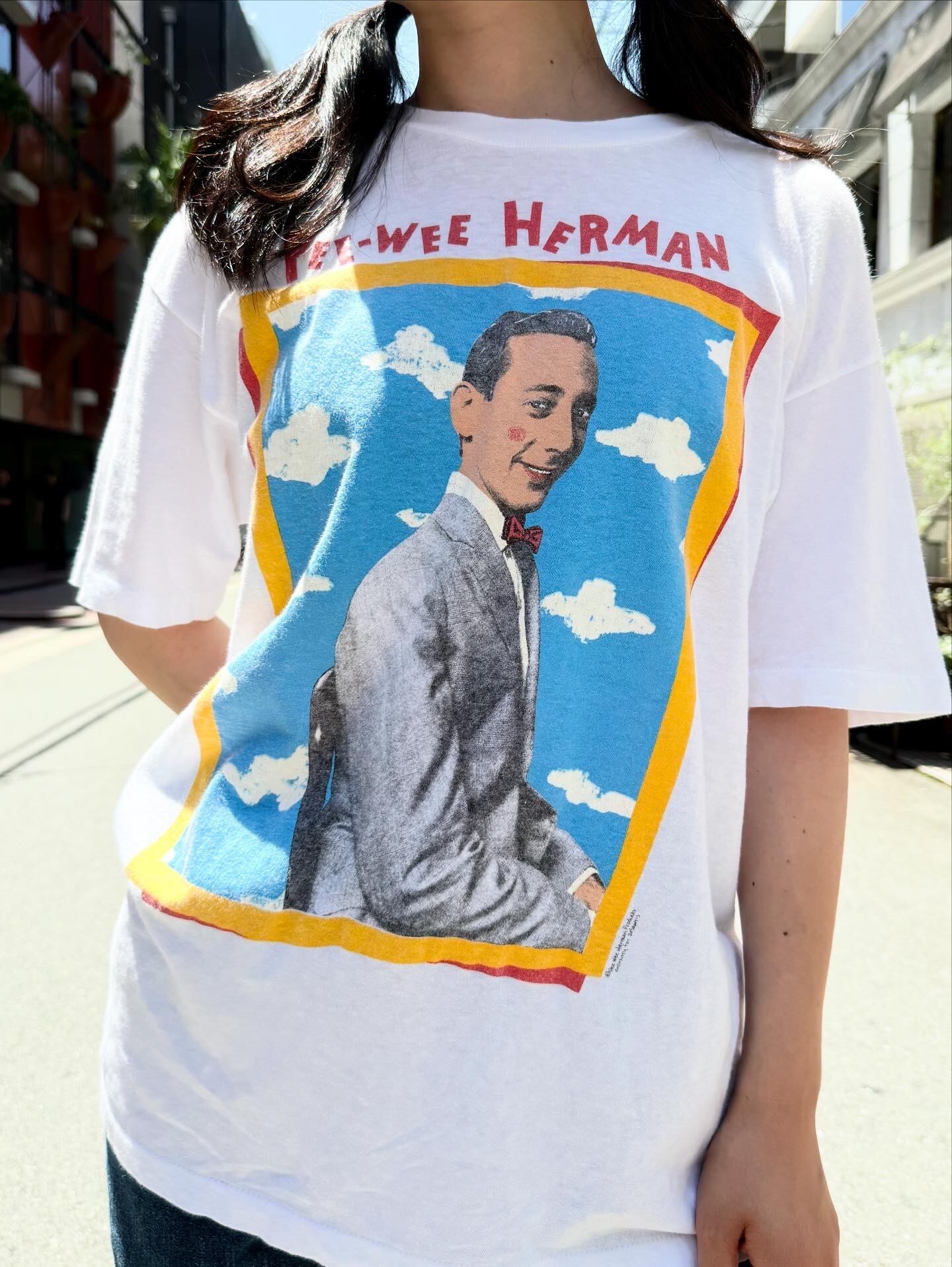 80s インディージョーンズ USA製 総柄 ヴィンテージ Tシャツ 80s インディージョーンズ USA製 総柄 ヴィンテージ Tシャツ