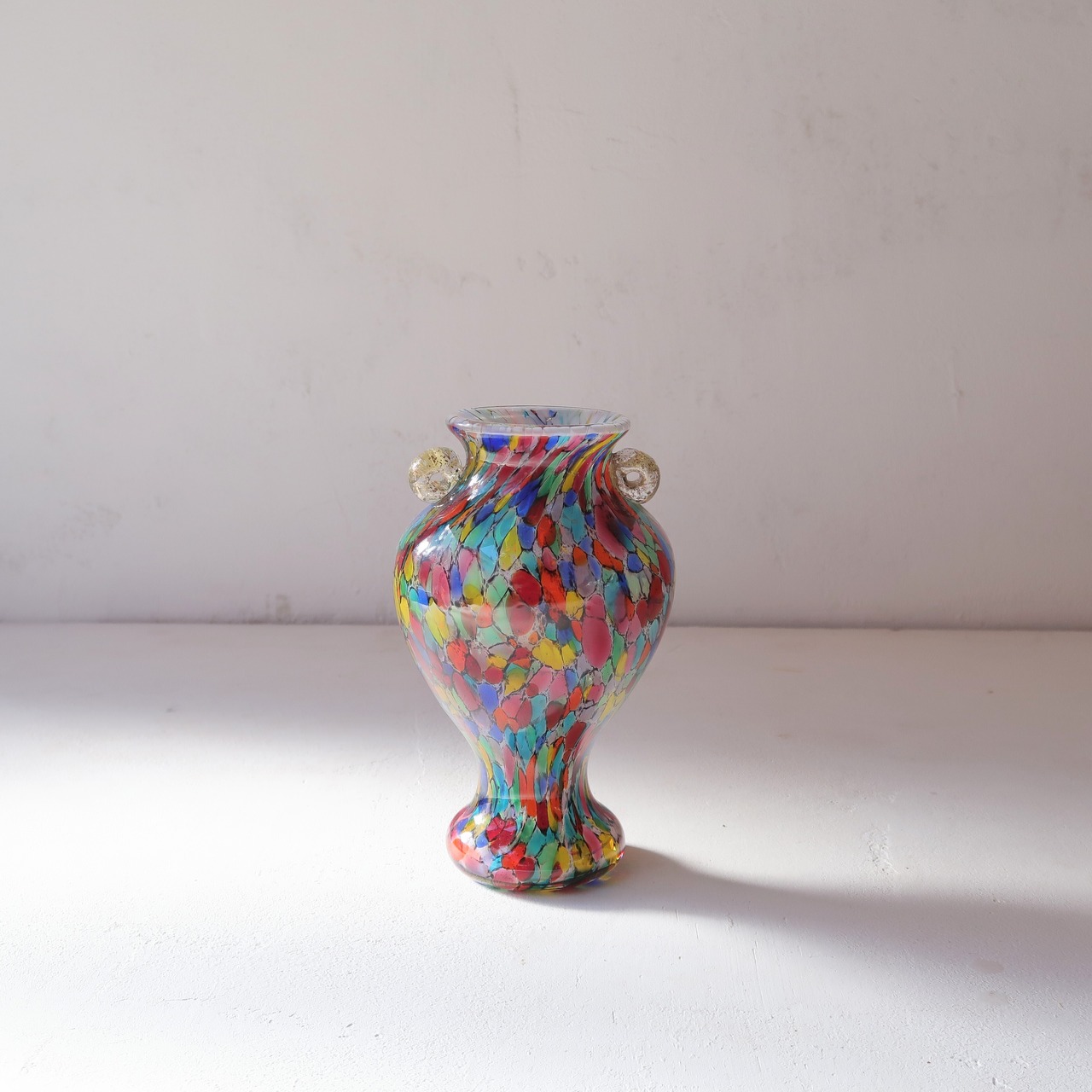 カラフルマーブルの花瓶