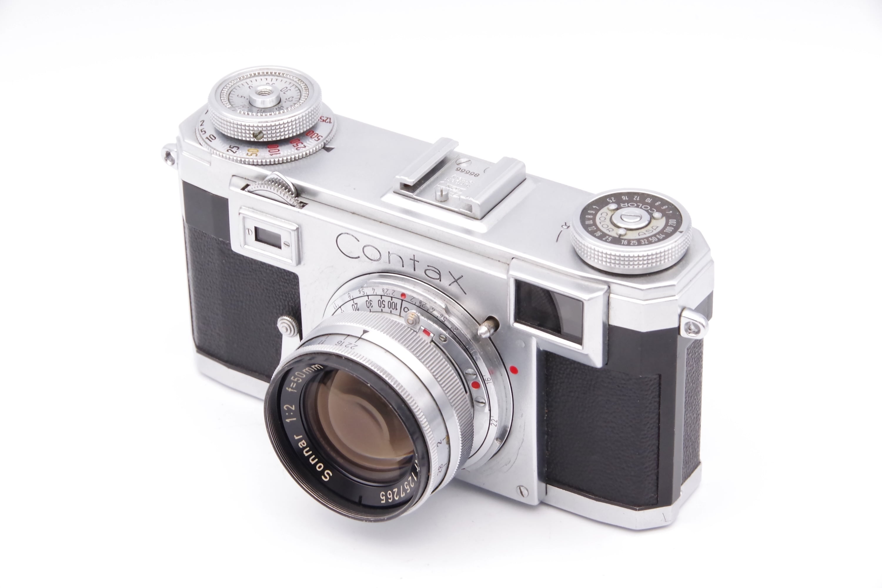 Contax IIa Color Dial+ Carl Zeiss Sonnar 50mm F2 Zeiss Ikon