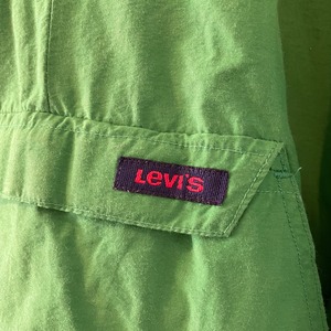 【LEVI'S】アノラックパーカー ナイロンジャケット ハーフジップ マウンテンパーカー L オーバーサイズ 春物 US古着