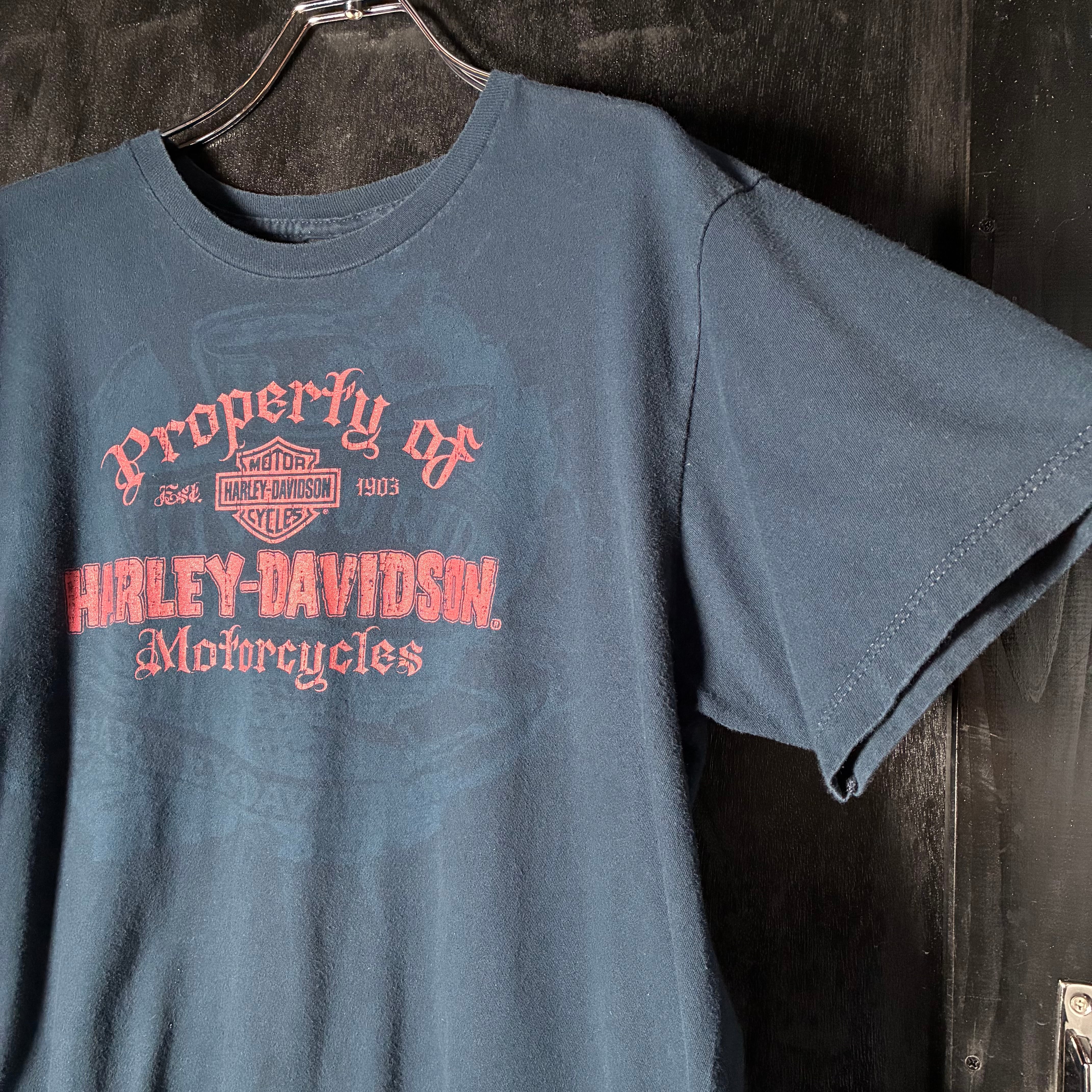 Mexico製 HARLEY-DAVIDSON 沖縄 T-shirt ハーレーダビッドソン沖縄 T