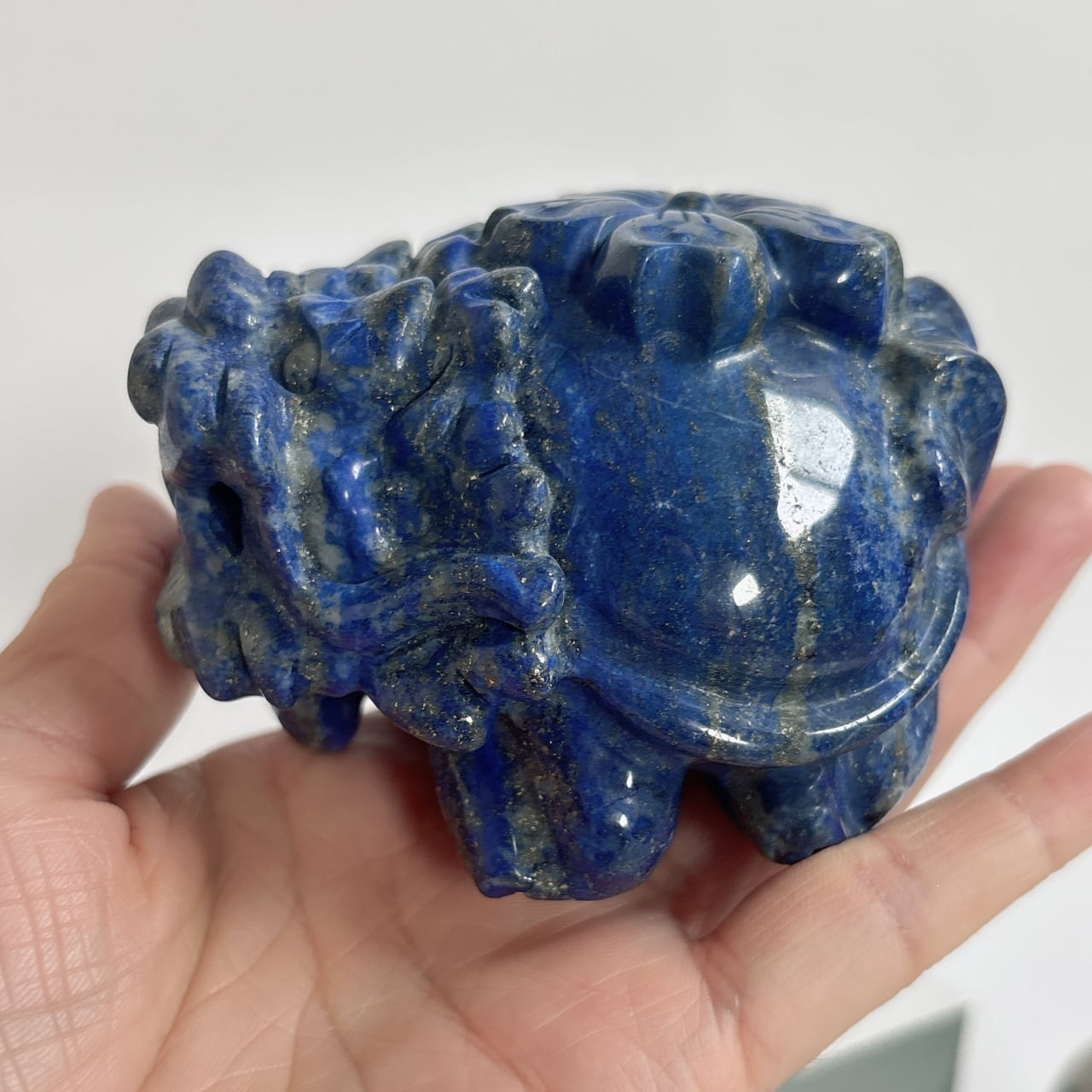 ラピスラズリ ロングイ(龍亀) BIG | エンネ ミネラルズ|インテリア