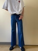 used flare denim pants