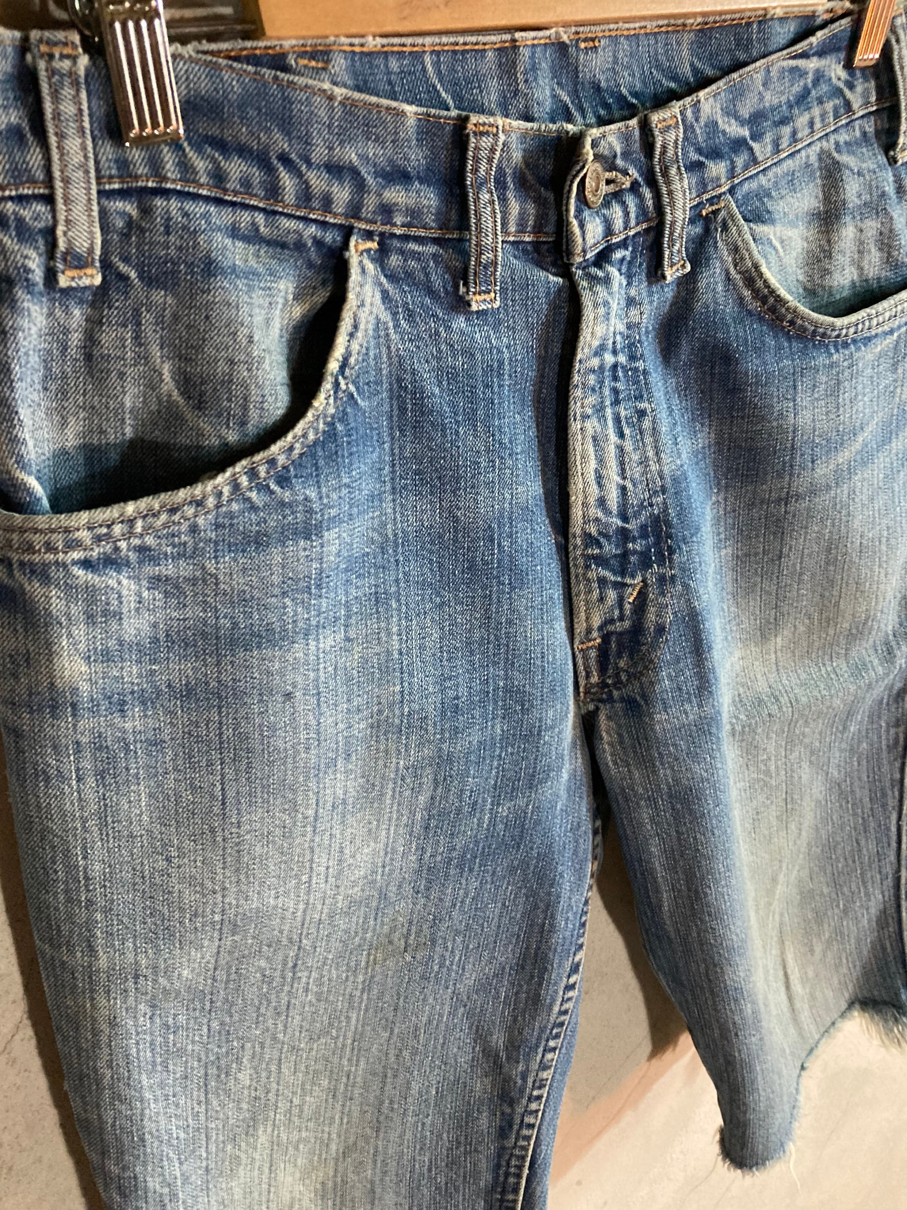 70s VINTAGE LEVIS 517 bigEカットオフ ショートパンツ | BEADY