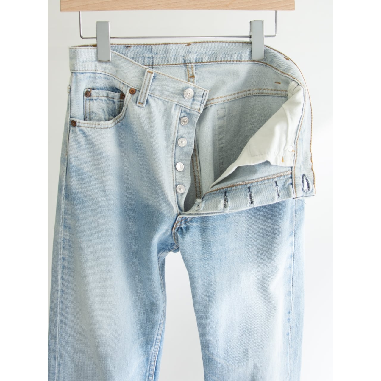 USA製 Levi's 501 リーバイス デニム W30✕L36 ベージュ