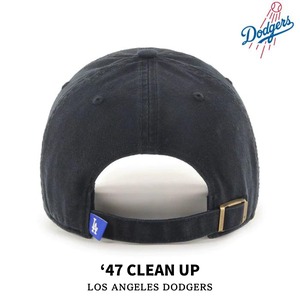 ’47 Brand 「"Los Angeles Dodgers" Clean Up Black×White」