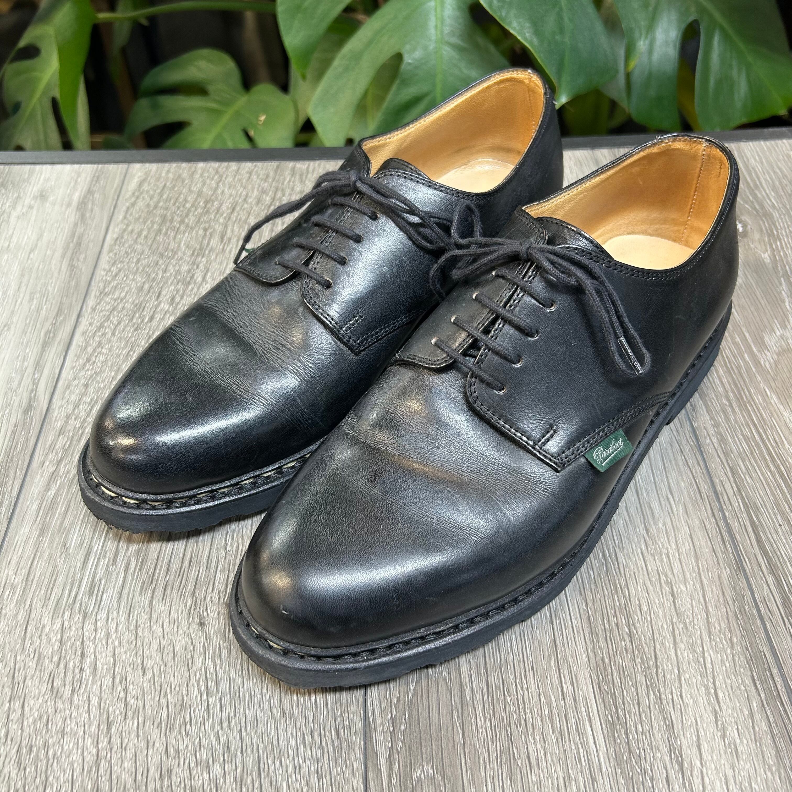【美品】Paraboot ARLES（パラブーツ アルル）UK6 24.5cm パラブーツのアルル Paraboot/Arles NOIRE/UK6 パラブーツ アルル