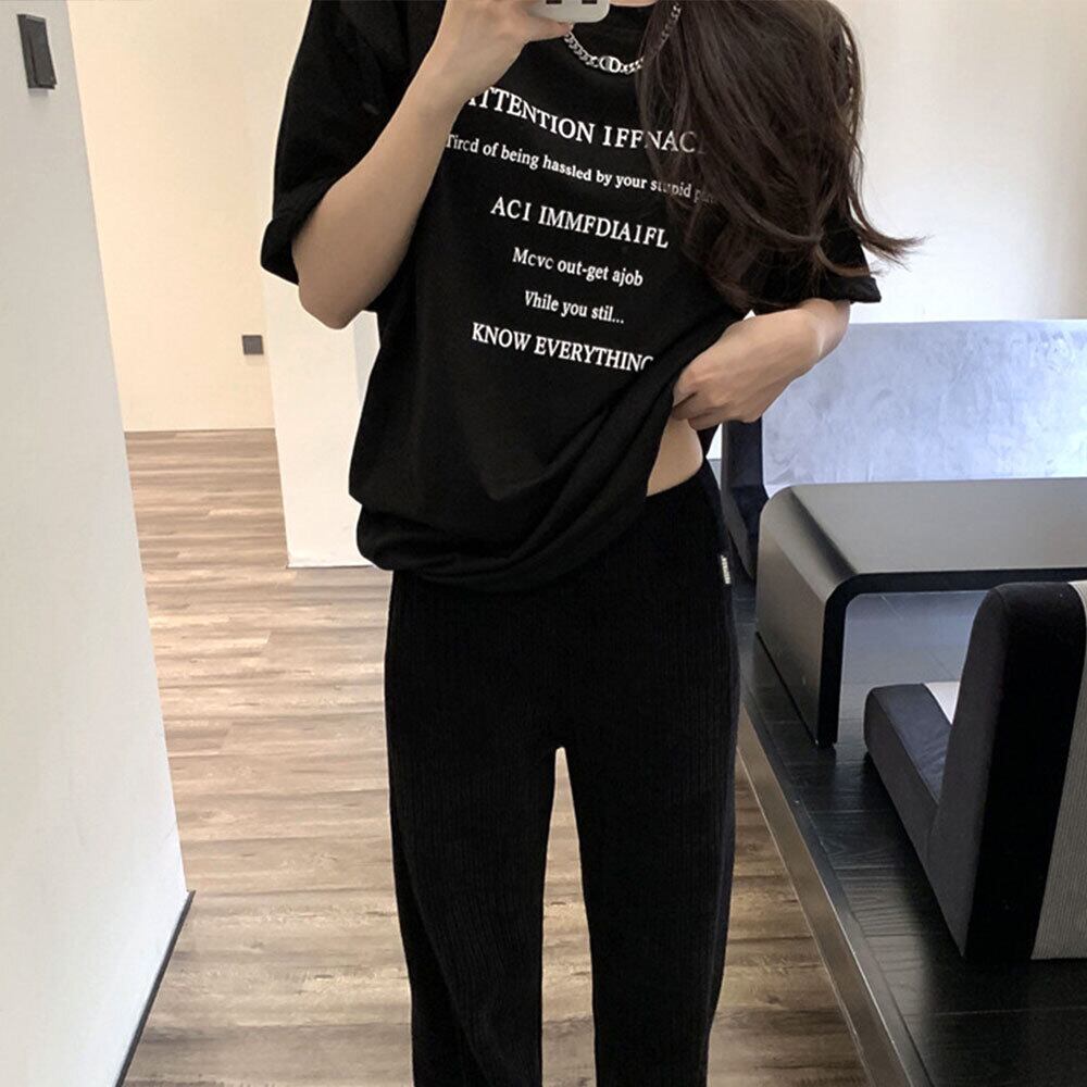 ロゴ Tシャツ レディース 春夏 韓国 半袖 トップス おしゃれ 大人 カジュアル アメカジ ストリートファッション カットソー ロゴT オーバーサイズ ゆったり 大人可愛い 大人女子