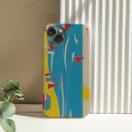 iPhoneケース 海 北欧レトロポップ｜レトロサーフ風スマホケース NOR075