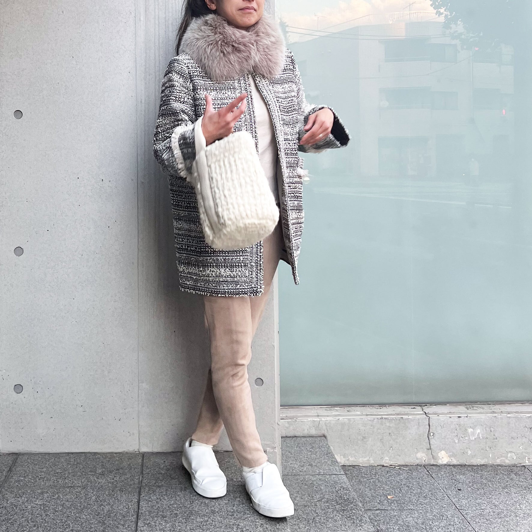 TWEED Long JACKET | ANALOG LIGHTING OFFICE
