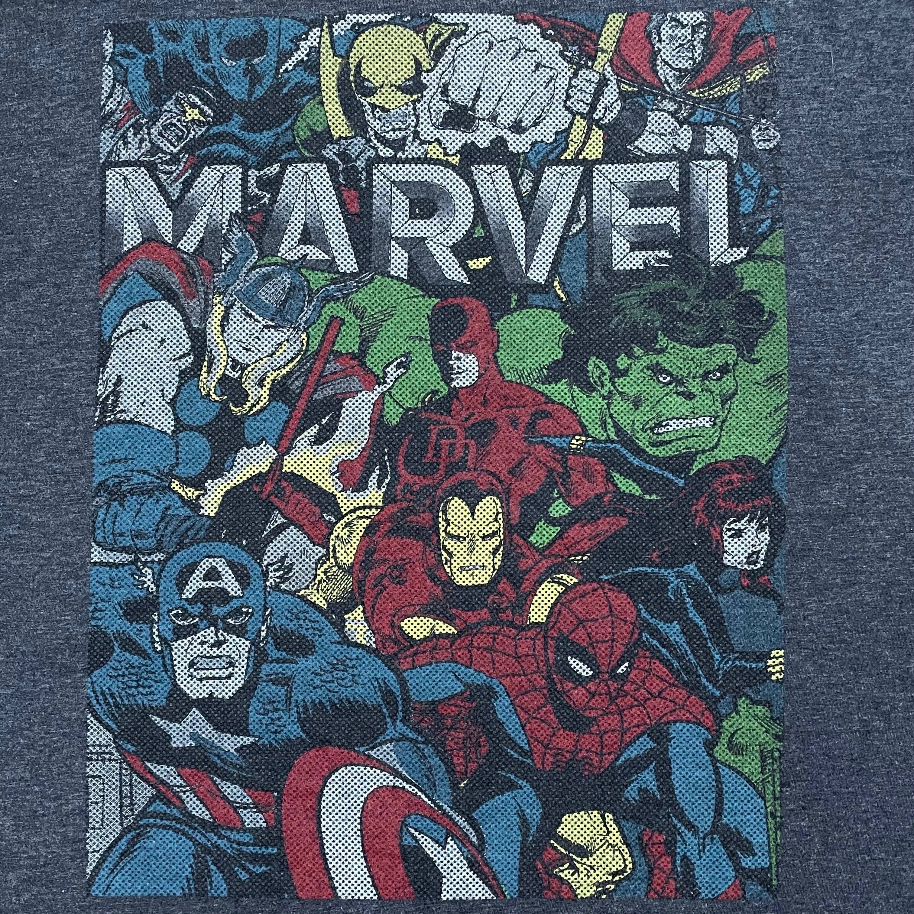 MARVEL】2XL ビッグシルエット ロゴ プリント オフィシャル 公式 T 