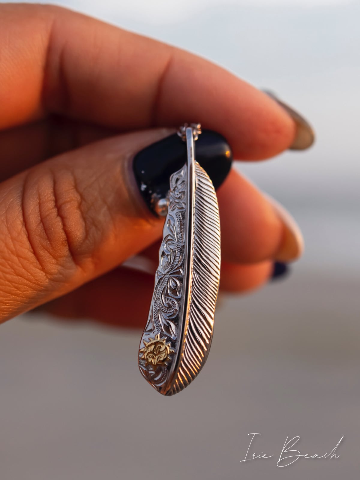 sun feather necklace | IRIEBEACH
