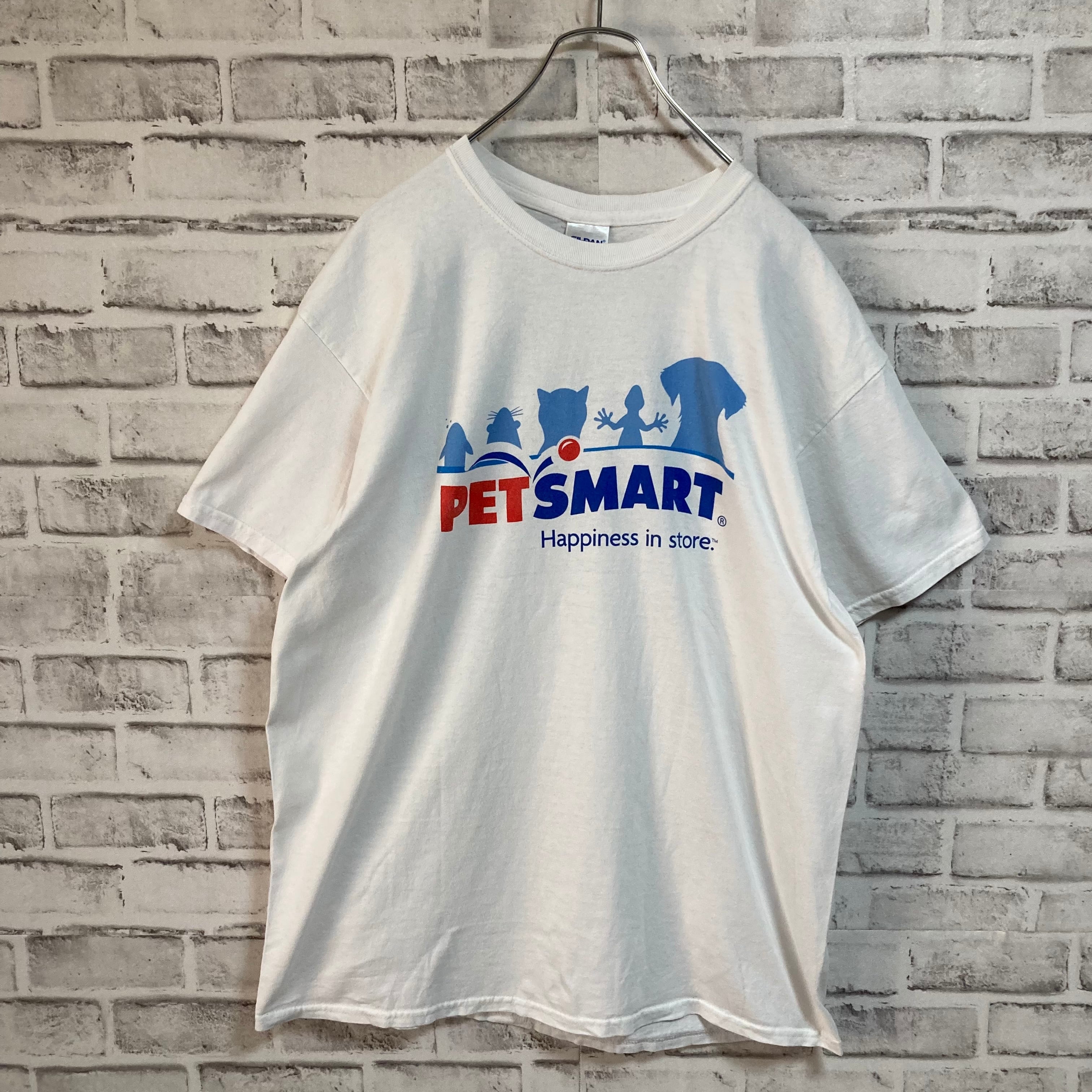GILDAN】S/S Tee L “PET SMART” バックプリント 両面プリント Tシャツ