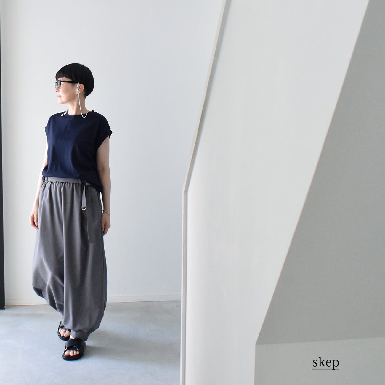 変形ショートブルゾン：黒［JK13BZBK］ | skep-online shop