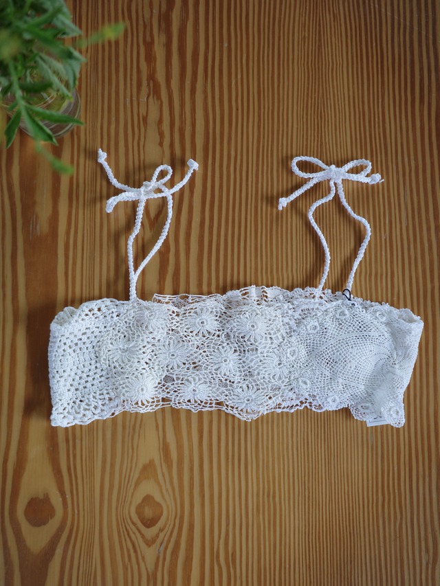 <vintage>remake lace bustier D