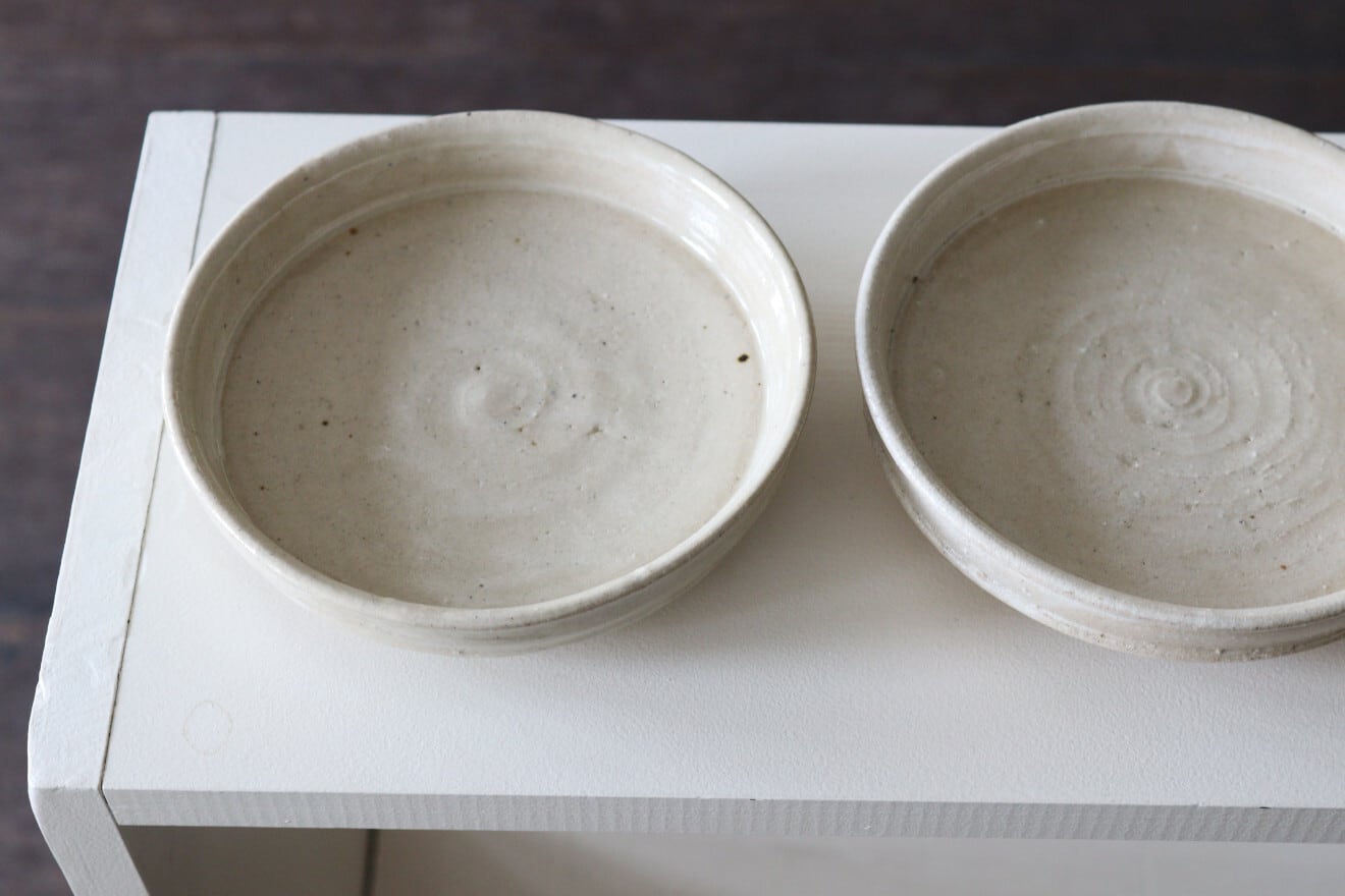 成井窯 縁付き平皿