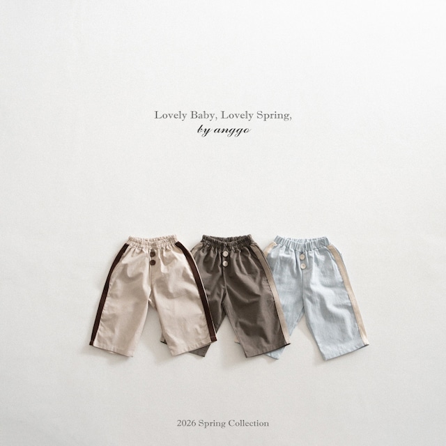line pants【anggo】※2月下旬〜3月上旬発送予定