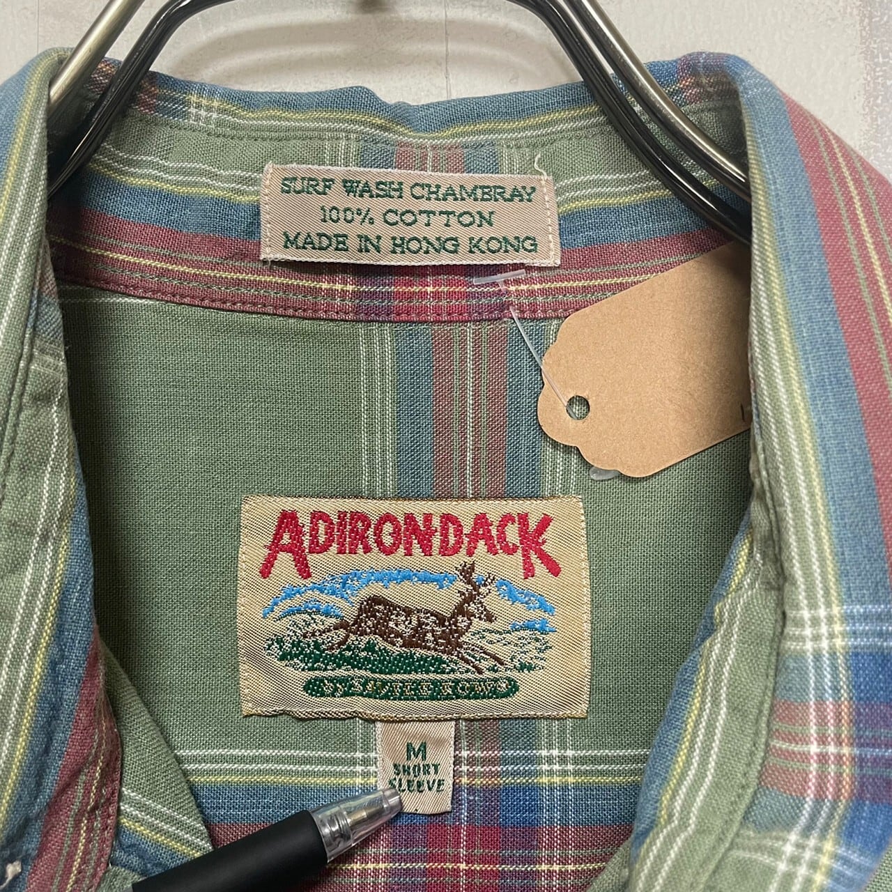 ビンテージコットンチェクシャツ60s60年代DEADSTOCKデットストック｜メンズ
