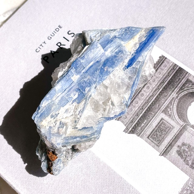 Kyanite in Quartz 3 ✧ カイヤナイト in クォーツ