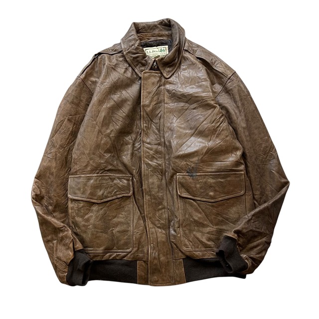 【古着】L.L.Bean A-2 Flight Jacket （brown）