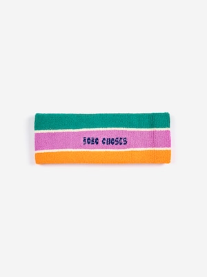 【26SS】bobochoses(ボボショーズ)Bobo Choses Striped terry cloth headband(onesize)ヘアバンド ヘッドバンド マルチカラー