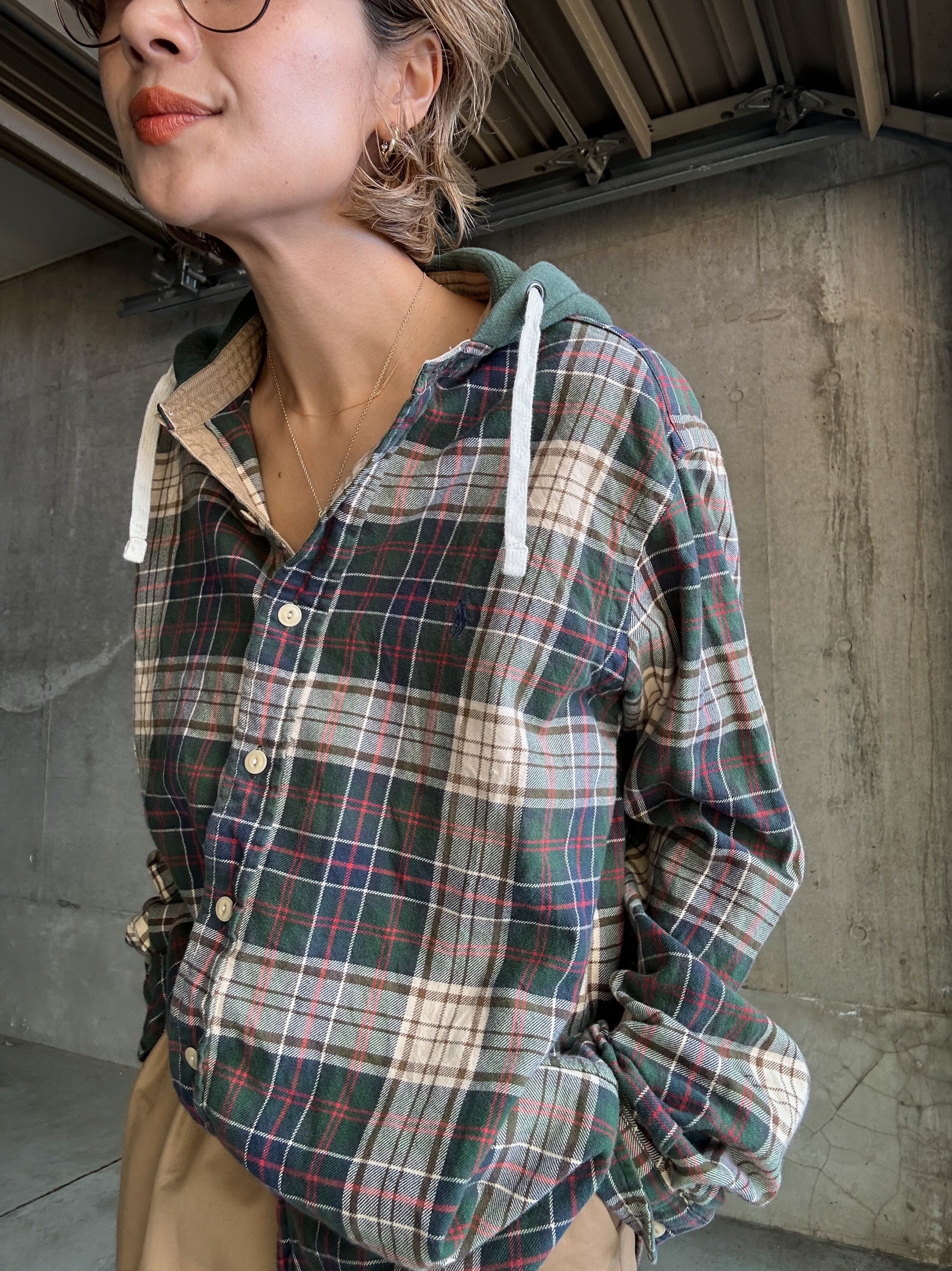 (SH1144)Polo Ralph Lauren foodie flannel shirt