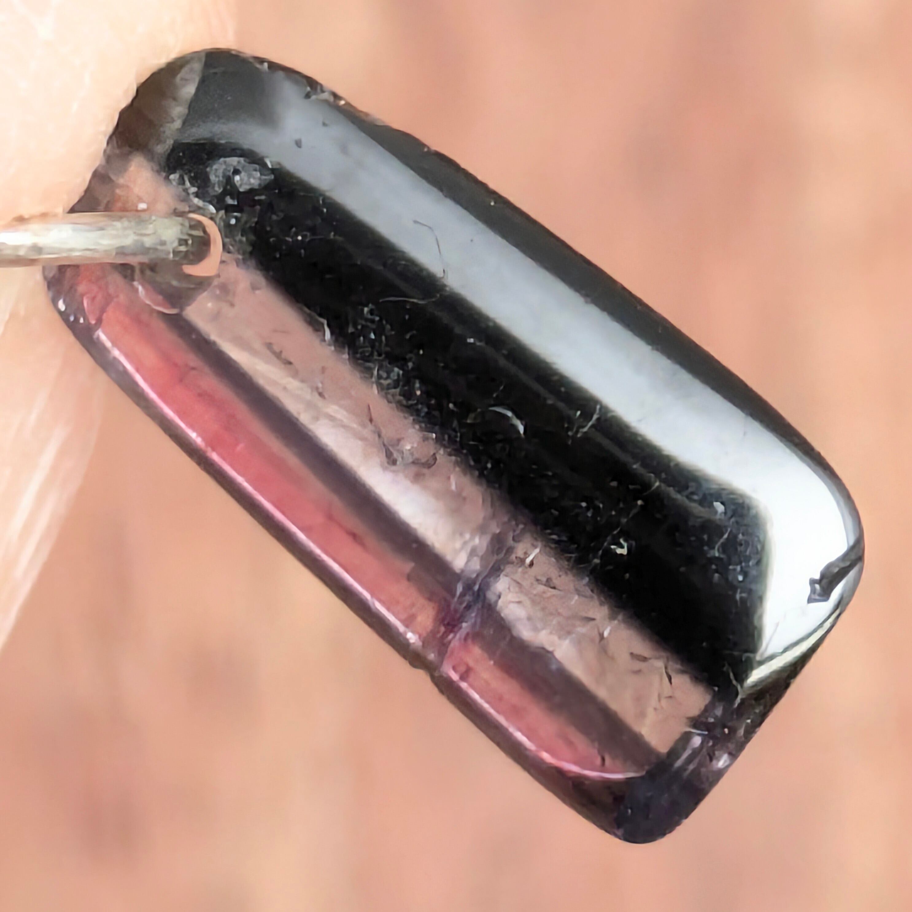 SILVERパーティカラードトルマリンチャーム ミャンマー・モゴック産