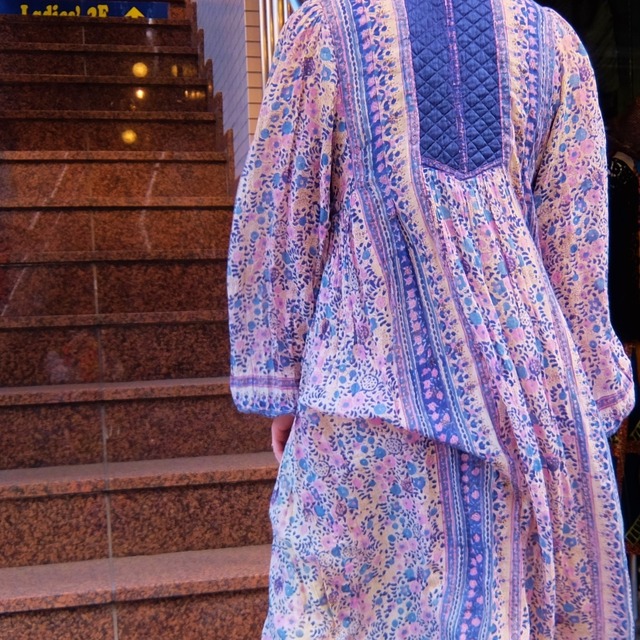 Vintage indian cotton dress／ヴィンテージ インド綿 ドレス | BIG 