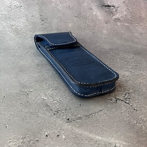 FLAP PEN CASE ・ LINCOLN (COBALT)