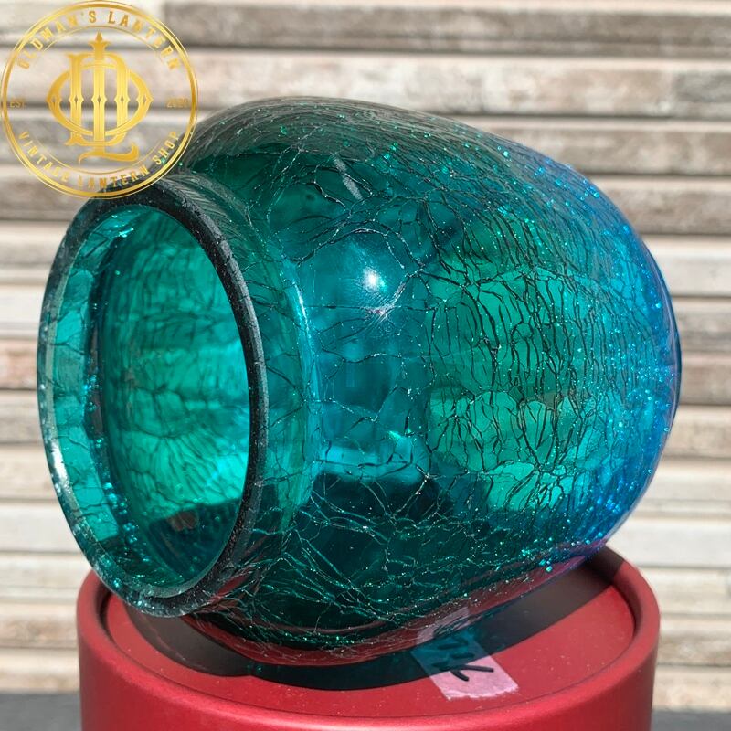 【限定】クラックグラス ブルー/エメグリ ハーフ Feuerhand ホヤ 限定】クラックグラス ブルー/エメグリ ハーフ Feuerhand ホヤ