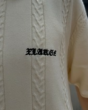 【XLARGE 】EMBROIDERED LOGO KNIT POLO SHIRT【エクストララージ】