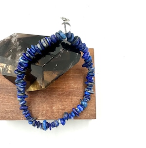 (00778)ラピスラズリ　Lapis Lazuli　瑠璃　パワーストーン　ストラップ　キーホルダー　3way用パーツ付き　スマホチャーム　細石　さざれ石