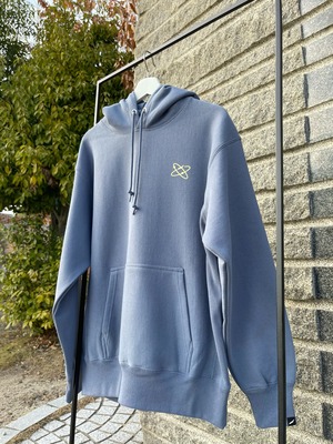 *LIMITED* HEAVY WEIGHT PULLOVER STONE HOODIE　" Space is BLUE "