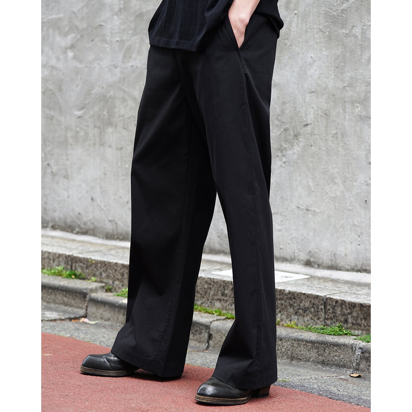 Professor.E ](プロフェッサーイー) 26SS-PE-TRL-02 Embroidered Pants